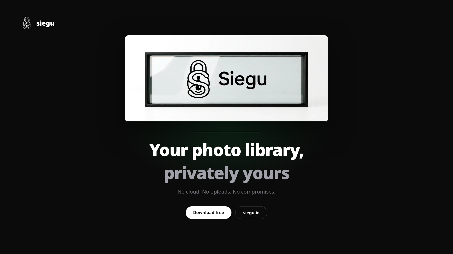 Siegu trailer — full frame